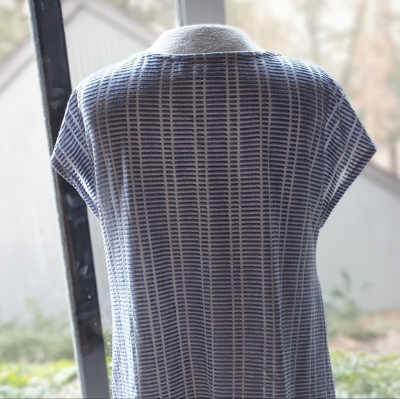 W5 for Anthropologie Blue and White Tied Top - Picture 3 of 9